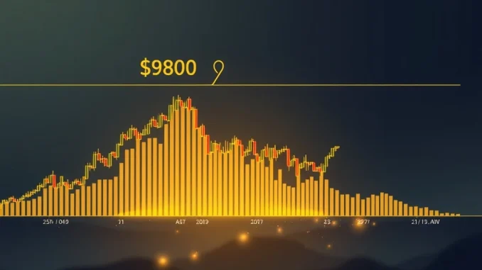 A visual representation of Binance Coin (BNB) struggling to overcome a major resistance level, highlighting the market's current struggle and potential for a Binance Coin correction.