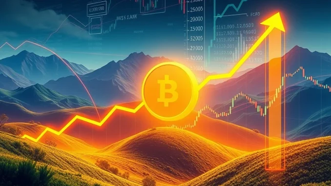 A dynamic chart showing Binance Coin (BNB) price surging past $810, reflecting strong market momentum and regulatory impact.