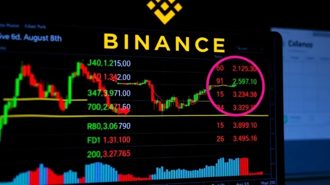 Visual representation of Binance delisting four FDUSD margin pairs, highlighting the critical update for margin traders.