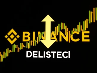 Graphic showing the Binance delisting of LEVER/USDT perpetual futures, indicating a significant change for traders.