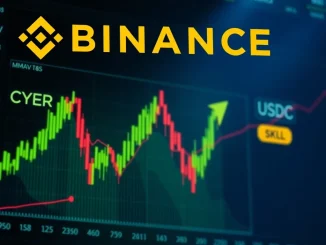 Binance announces new CYBER, MAV, and SKL spot trading pairs, symbolizing market expansion and opportunity.
