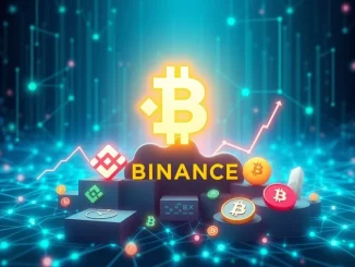 A visual representation of Binance's overwhelming lead in the Binance new token market, showing its significant crypto trading volume.