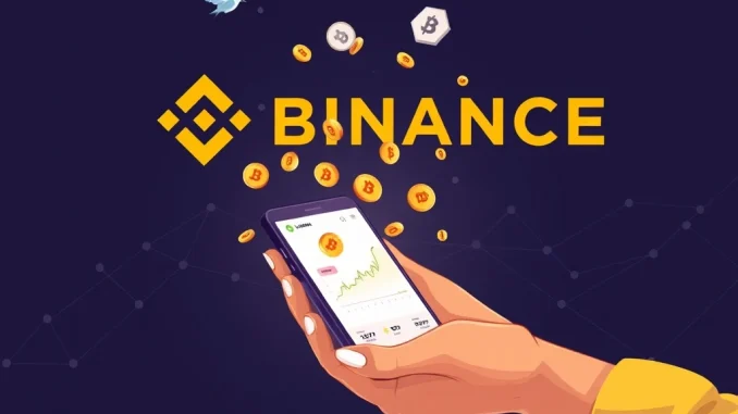 Binance logo with PLUME token symbols, representing the new Binance Plume listing and HODLer Airdrop opportunity.