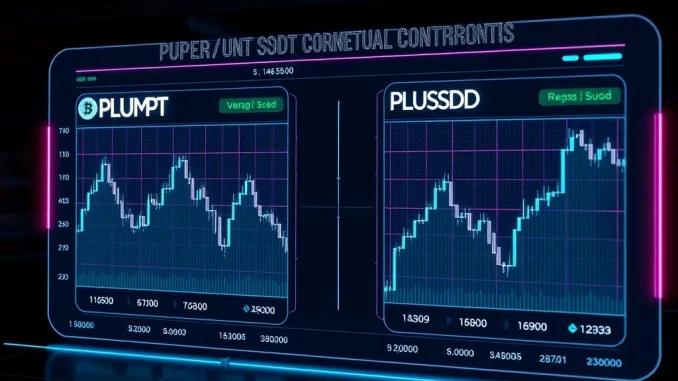 Binance PUMP/USDT perpetual contracts trading interface with leverage options