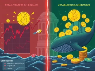 Binance retail selling vs whale accumulation in cryptocurrency market
