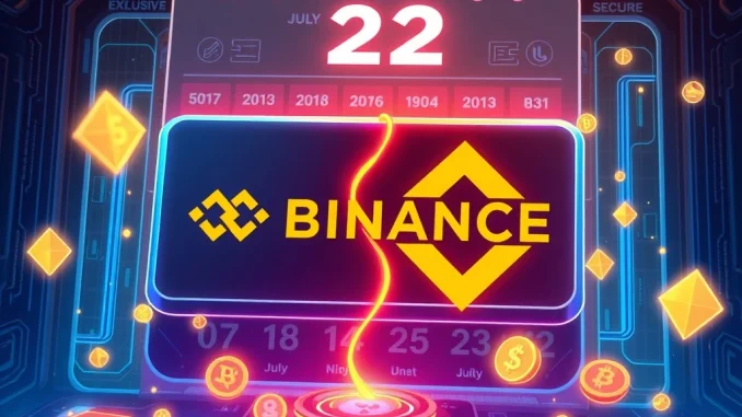 Binance TGE Unveils Exclusive ZKWASM Token Launch on July 22 Binance TGE event banner for ZKWASM token launch, highlighting exclusive access with Binance Alpha Points on July 22.