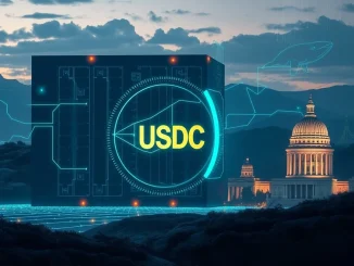 Visualizing a massive Binance USDC transfer, highlighting strategic institutional crypto movements and significant market liquidity shifts.