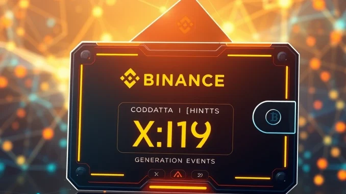 Binance Wallet hosting Codatta XNY Token Generation Event