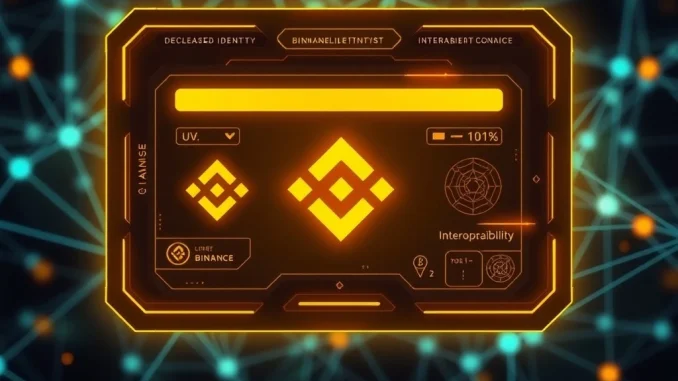 Binance wallet upgrade showcasing decentralized identity and blockchain interoperability