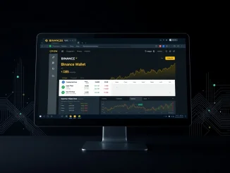 Binance Wallet web version interface, highlighting Secure Auto Sign for enhanced crypto trading and security.