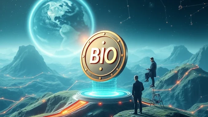 BIO cryptocurrency token rising amid blockchain and institutional adoption