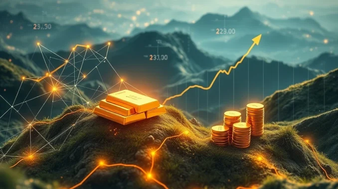 A bridge connecting traditional finance to blockchain, symbolizing BioSig Technologies' RWA tokenization strategy and its stock surge.