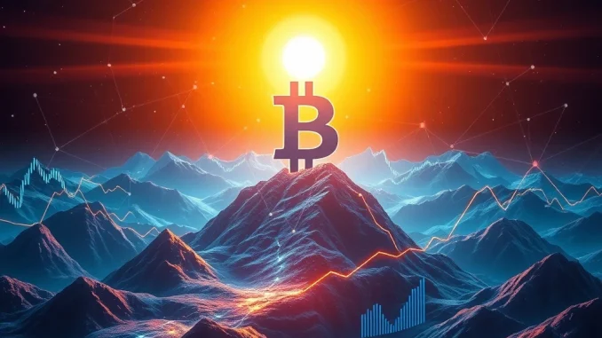 Bitcoin's Explosive Potential: Why It Still Has 10x Upside Bitcoin symbol rising with financial charts showing 10x growth potential
