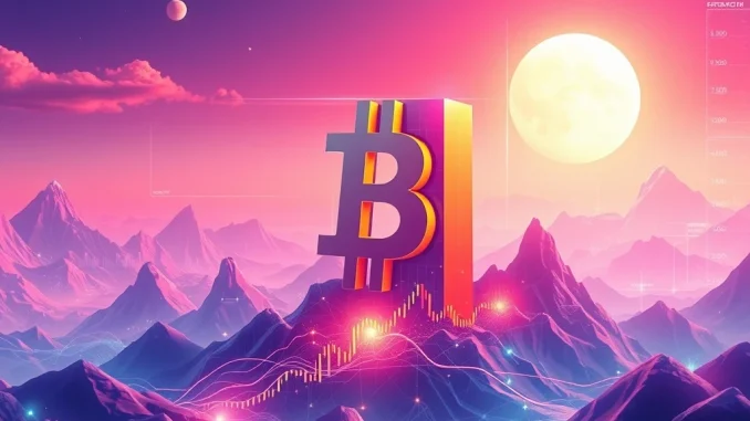 Bitcoin All-Time High: A visual representation of Bitcoin's monumental surge to $118,000, driven by strong institutional ETF inflows.