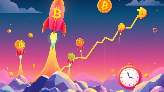 A visual representation of the Altcoin Index rising, indicating an impending Altcoin Season and potential market shifts.