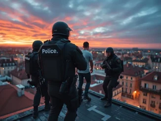 Czech police officers apprehending darknet founder Tomas Jirikovsky in a high-profile Bitcoin bribery case.