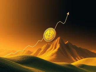 A vibrant chart showing Bitcoin's stable short-term holder balance amidst its record high, signaling a prolonged Bitcoin bull run.