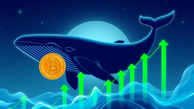 Bitcoin Cash (BCH) chart showing a price surge and increased whale activity, signaling potential future crypto gains for investors.