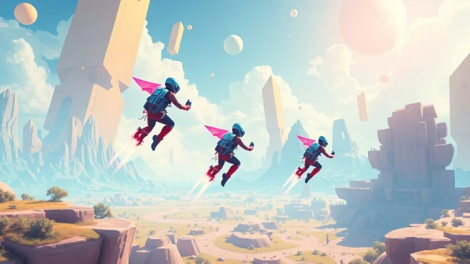 Bitcoin.com Casino's Web3 PVP tournament banner showcasing players competing in a futuristic blockchain gaming arena.