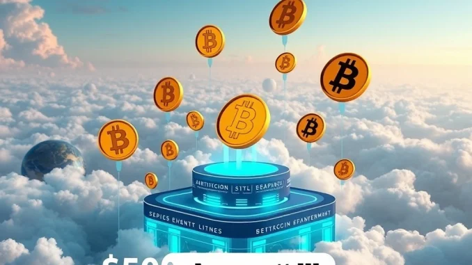 Bitcoin cloud mining platform with AI-driven earnings and $500 bonus