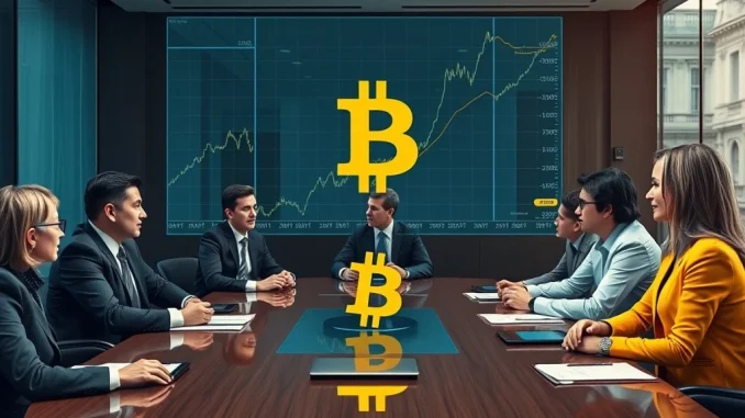 Illustrates the surge in Bitcoin corporate adoption in the EU, highlighting companies like Refine Group investing in Bitcoin treasury.
