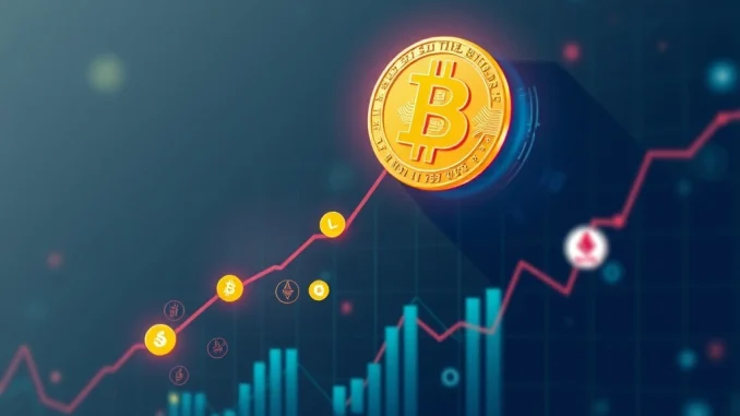 Chart showing a significant drop in Bitcoin Dominance, symbolizing capital flowing from BTC into a surging altcoin market.