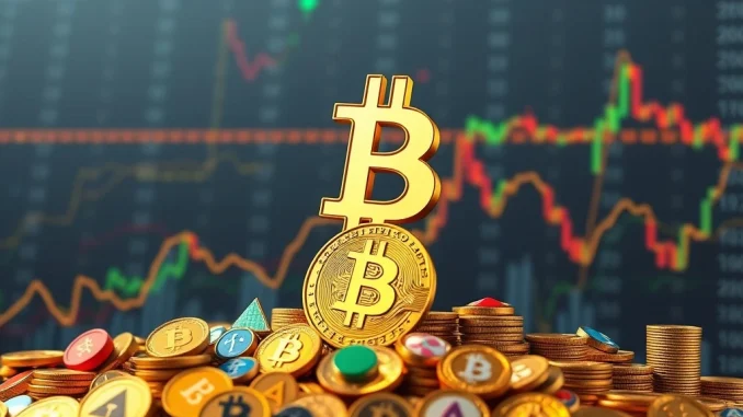 A visual representation of Bitcoin's growing market dominance over altcoins, reflecting the current 'Bitcoin Season' and strategic shifts.