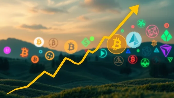 Chart showing Bitcoin dominance testing a critical trendline, signaling potential altcoin volatility in the crypto market.