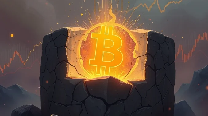 A visual representation of dormant Bitcoin reawakening, symbolizing a potential shift in the crypto market dynamics.