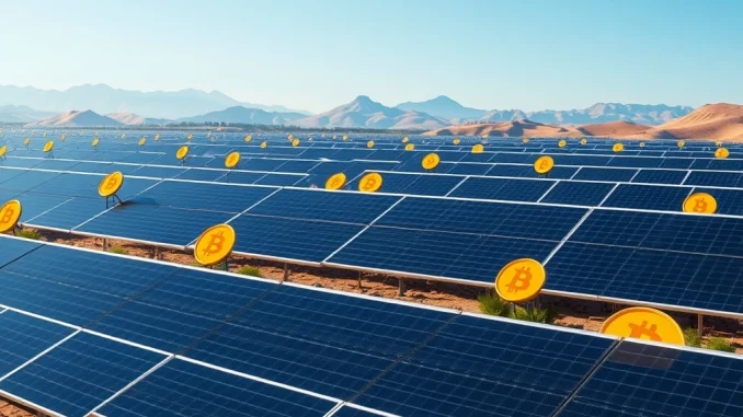 Bitcoin and solar energy integration for tokenized assets