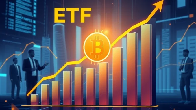 Bitcoin ETFs show strong inflows as institutional investors drive demand