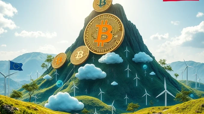 Bitcoin price surge with cloud mining and EU MiCA regulations driving growth