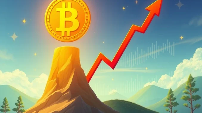Bitcoin's Explosive Ascent: Is the Final Rally Phase Underway? A dynamic chart showing the upward trajectory of Bitcoin price, illustrating its powerful final rally phase.