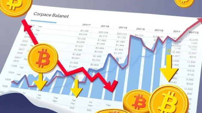 Charts showing public BTC firms struggling as Bitcoin acquisition costs weigh on valuations.