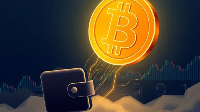 An illustration depicting a significant Bitcoin transfer from Gemini, highlighting a major whale movement and its impact on the crypto market.