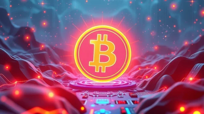 Bitcoin Hyper ICO and AI crypto sector growth with futuristic blockchain technology