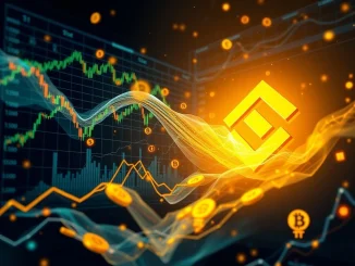 Charts and graphs illustrating **Bitcoin inflows** on Binance, highlighting the significant activity of short-term BTC holders.