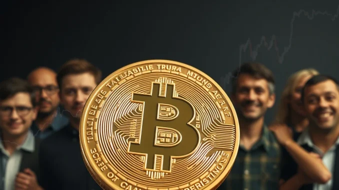 Bitcoin price analysis: Chart showing Bitcoin's struggle near its all-time high amidst cautious investor sentiment and retail selling pressure.