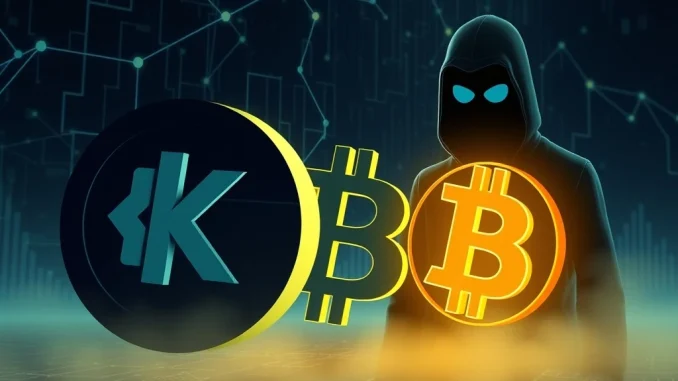 Visualizing a significant Bitcoin transfer from Kraken, symbolizing a major crypto whale movement.