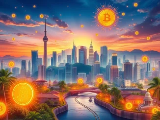 Digital financial growth in Latin America, with blockchain tech enabling Bitcoin Latin America adoption and asset tokenization across key industries.