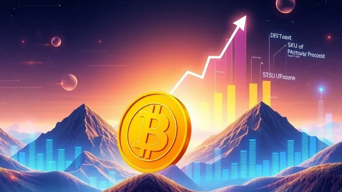 Bitcoin's Amazing Resurgence: Rallies Over $3,000 as SUI Soars on SEC ETF Hopes Upward trending charts with Bitcoin and SUI logos, symbolizing a strong Bitcoin rally and crypto market recovery.