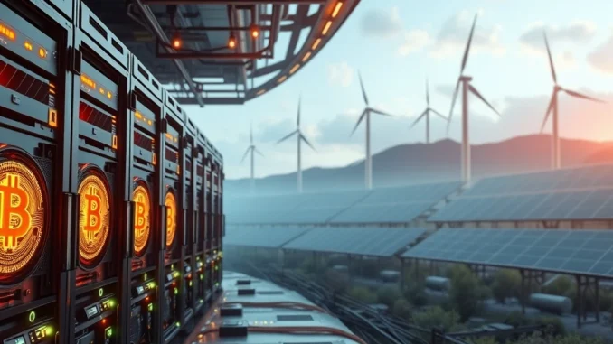 Bitcoin mining facility with energy-efficient technology and high returns