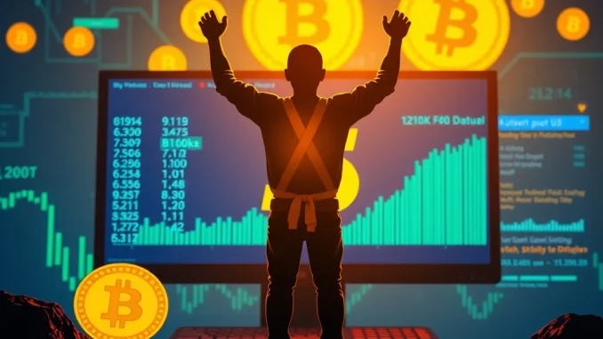 Bitcoin Mining: Astonishing Solo Miner Breakthrough Earns 3.1 BTC A solo Bitcoin miner celebrates a successful Bitcoin mining operation, highlighting the rare achievement of a block reward.