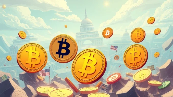 Bitcoin and altcoins competing in a dynamic crypto market with regulatory clarity