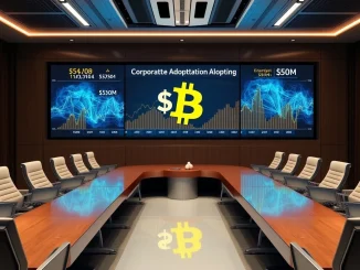 Antelope Enterprise's $50M Bitcoin investment in a corporate boardroom setting