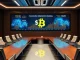 Antelope Enterprise's $50M Bitcoin investment in a corporate boardroom setting