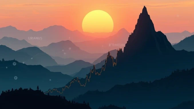 Bitcoin News Today: Explosive Altcoin Surges Amidst Crypto Market Consolidation Charts showing URANUS and NILA crypto surges against a backdrop of Bitcoin market consolidation, highlighting altcoin performance.