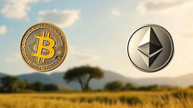 Chart showing Bitcoin and Ethereum consolidating, reflecting Matrixport's cautious forecast for the crypto summer. Essential Bitcoin News.