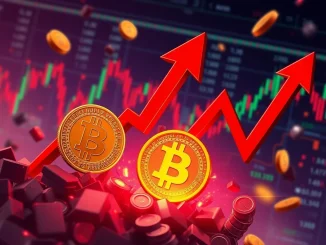 Bitcoin and altcoins crashing amid market volatility and liquidations