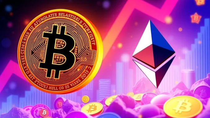 Bitcoin and Ethereum market dominance shift with altcoins surging
